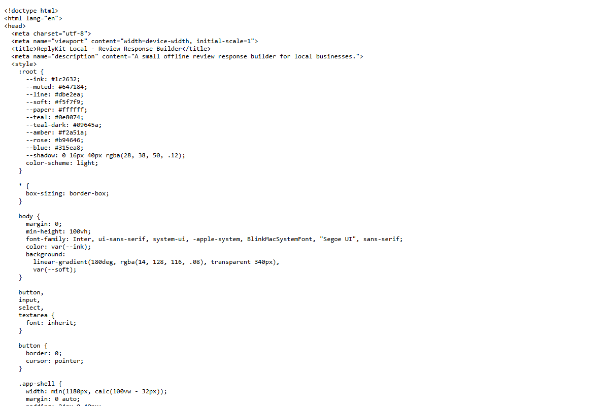ReplyKit Local preview