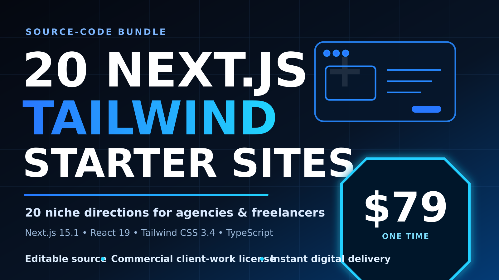 Next.js Template Bundle preview
